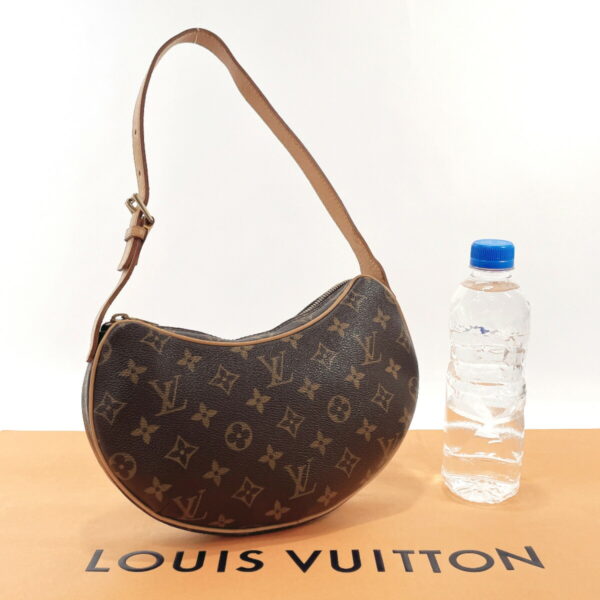 f3071573 2 Louis Vuitton Croissant PM Shoulder Bag Monogram Canvas Brown