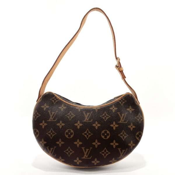 f3071573 3 Louis Vuitton Croissant PM Shoulder Bag Monogram Canvas Brown