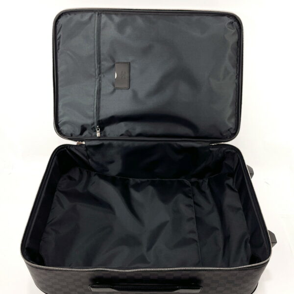 f3071575 8 Louis Vuitton Pegas 55 Suitcase Damier Graphite Black