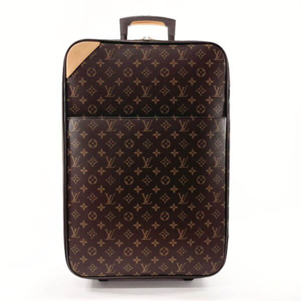 f3071576 1 Louis Vuitton Pegas 55 Suitcase Monogram Canvas Brown