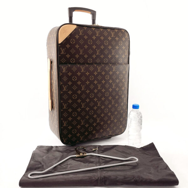 f3071576 2 Louis Vuitton Pegas 55 Suitcase Monogram Canvas Brown