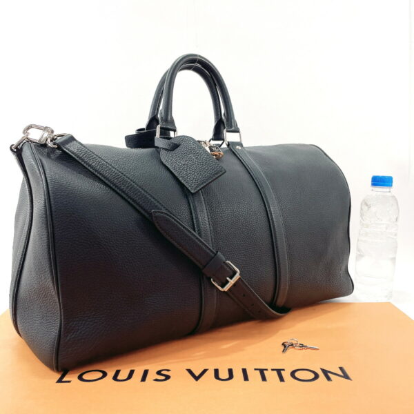 f3092142 31 Louis Vuitton Keepall Bandouliere 45 Bag LeatherNaxos Navy