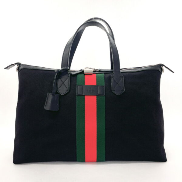 f3092150 1 Gucci Techno Duffel Bag Sherry Line Black