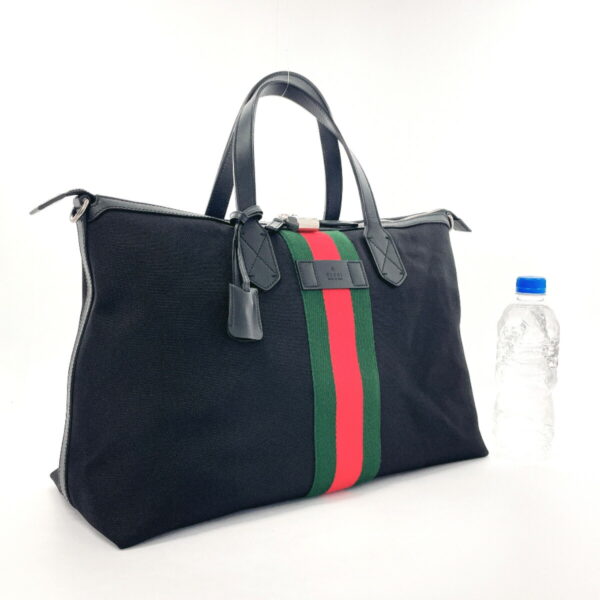 f3092150 2 Gucci Techno Duffel Bag Sherry Line Black