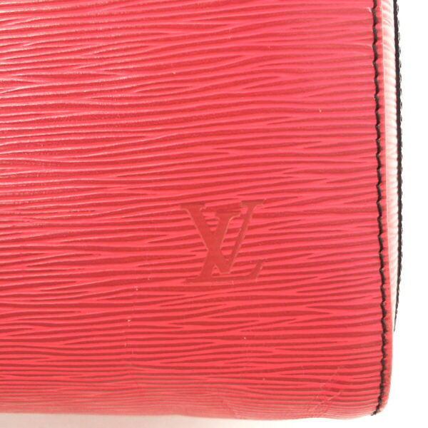 f3112967 8 Louis Vuitton Speedy 40 Handbag Epi Leather Red