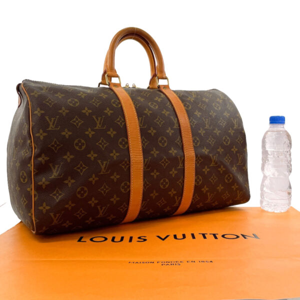 f3113012 31 Louis Vuitton Keepall 45 Bag Monogram Brown