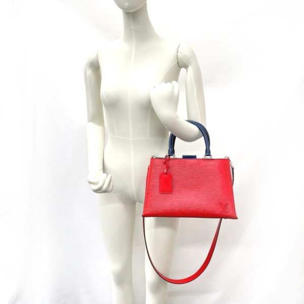 f3113074 20 Louis Vuitton Kleber PM 2Way Handbag Epi Leather Red