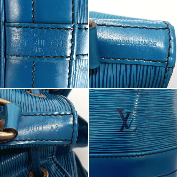 f4013869 14 Louis Vuitton Noe Shoulder Bag Epi Leather Blue