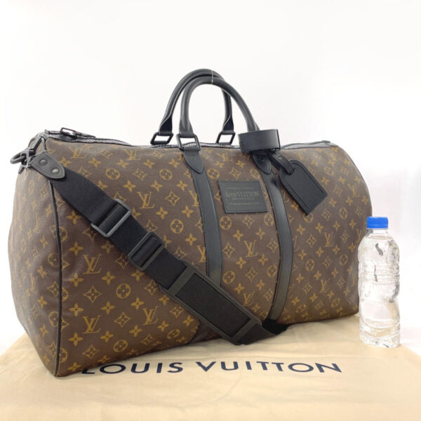 f4013898 1 Louis Vuitton Waterproof Keepall 55 Bag Monogram Brown