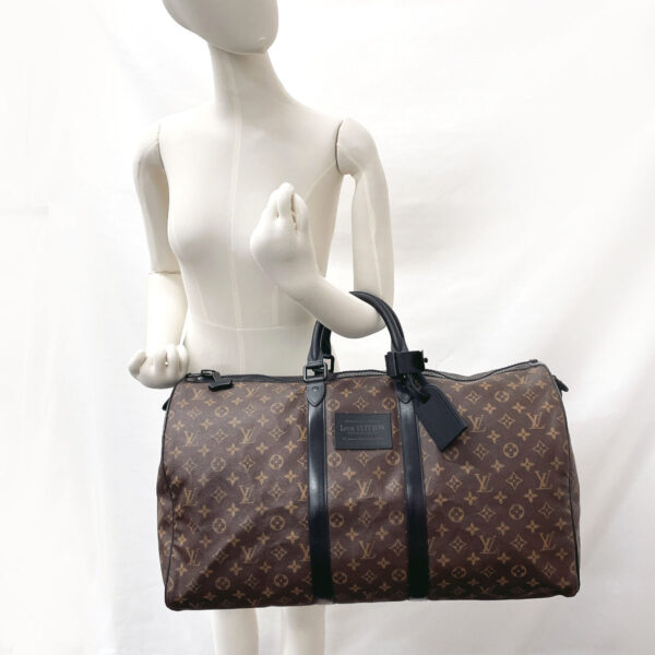 f4013898 11 Louis Vuitton Waterproof Keepall 55 Bag Monogram Brown