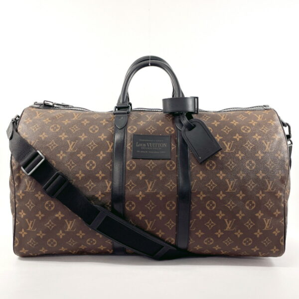 f4013898 3 Louis Vuitton Waterproof Keepall 55 Bag Monogram Brown