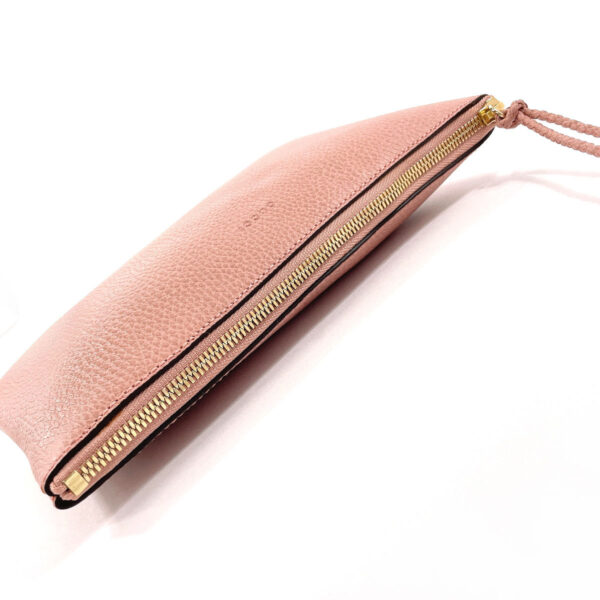 f4013916 7 Gucci Bamboo Tassel Clutch Bag Leather Pink