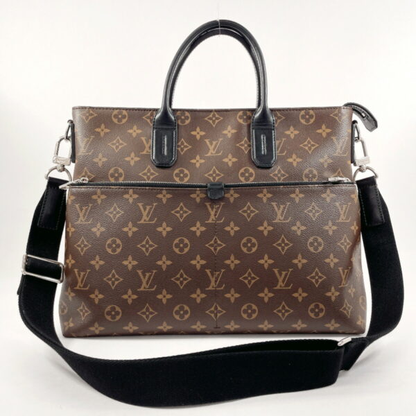 f4034325 1 Louis Vuitton 7 DW Business Bag Monogram Macassar Brown