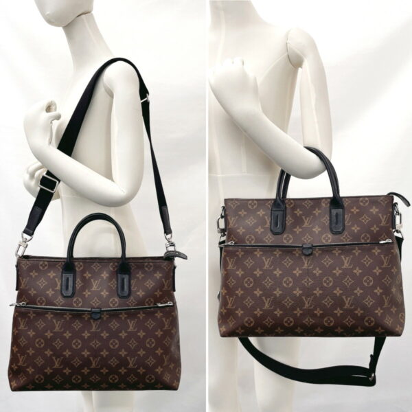 f4034325 12 Louis Vuitton 7 DW Business Bag Monogram Macassar Brown