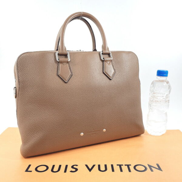 f4034326 2 Louis Vuitton Armand Briefcase PM Business Bag Taurillon Brown