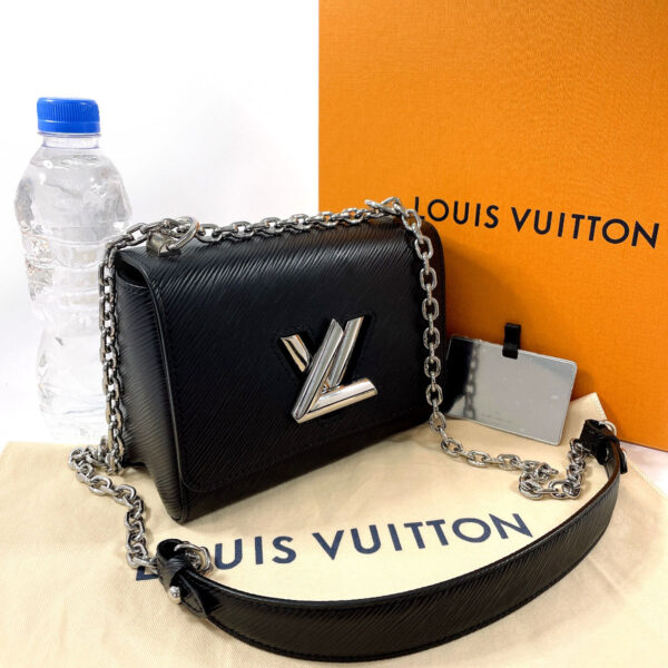 f4034340 2 Louis Vuitton Twist PM Shoulder Bag Epi Leather Black