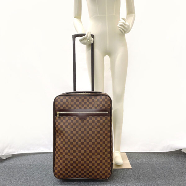 f4034367 13 Louis Vuitton Pegasus 55 Suitcase Damier Canvas Brown