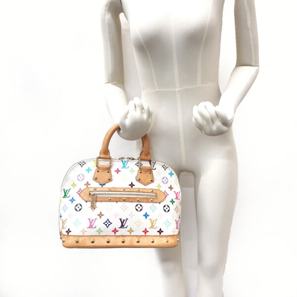 f4034397 12 Louis Vuitton Alma Handbag Monogram Multicolor White