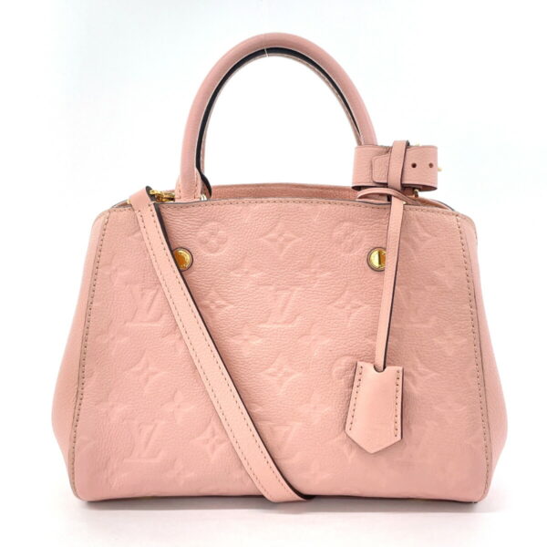 f4044554 1 Louis Vuitton Montaigne BB 2Way Empreinte Pink