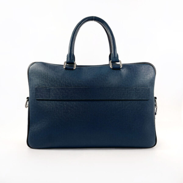 f4054754 3 Louis Vuitton Porte de Cumin Voyage Business Bag Taiga Navy