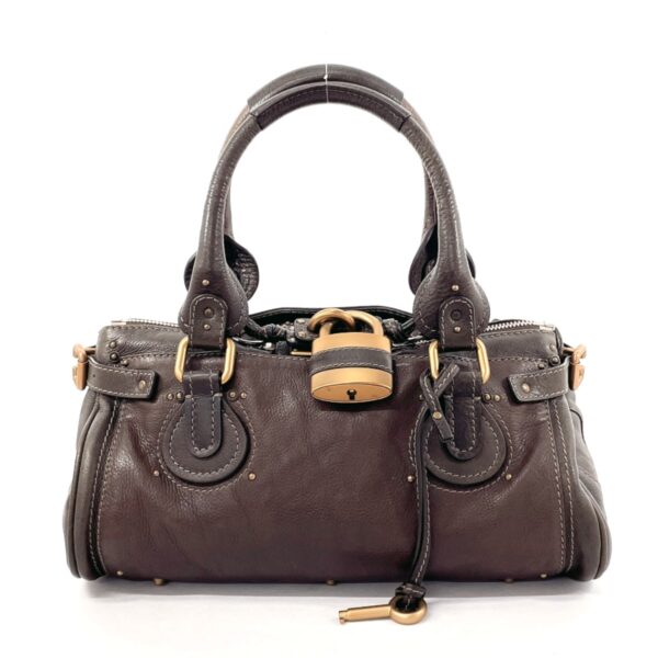 f4054775 1 Chloe Paddington Handbag Leather Brown