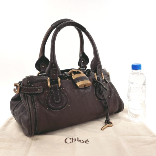 f4054775 2 Chloe Paddington Handbag Leather Brown