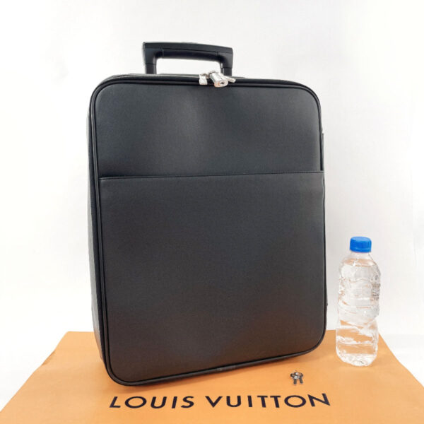 f4074942 2 Louis Vuitton Pegasus 45 Suitcase Taiga Black