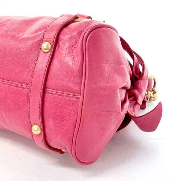 f4075227 6 Miu Miu 2Way Handbag Leather Pink