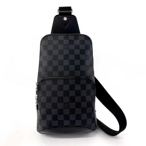 f4075278 1 Louis Vuitton Avenue Sling Bag Damier Graphite Black