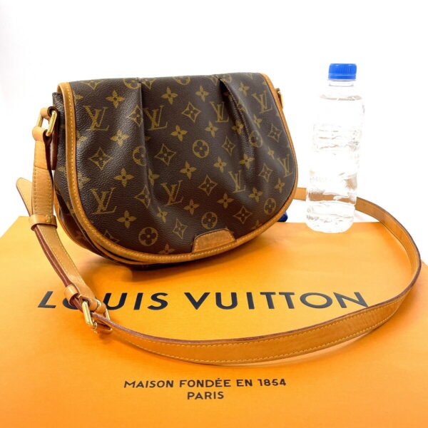 f4075300 2 Louis Vuitton Menilmontan PM Shoulder Bag Monogram Brown