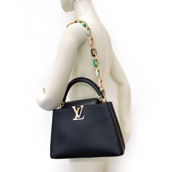 f4095698 13 Louis Vuitton Capucines BB Handbag Taurillon Black