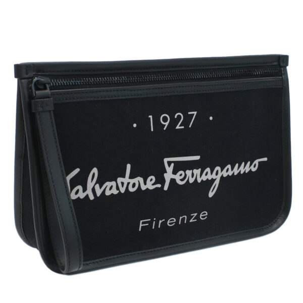 fer24 0971011 1 Ferragamo Clutch Bag Nero Black