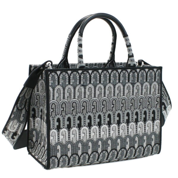 furwb00299071 1 Furla Opportunity Tote Bag Black Gray