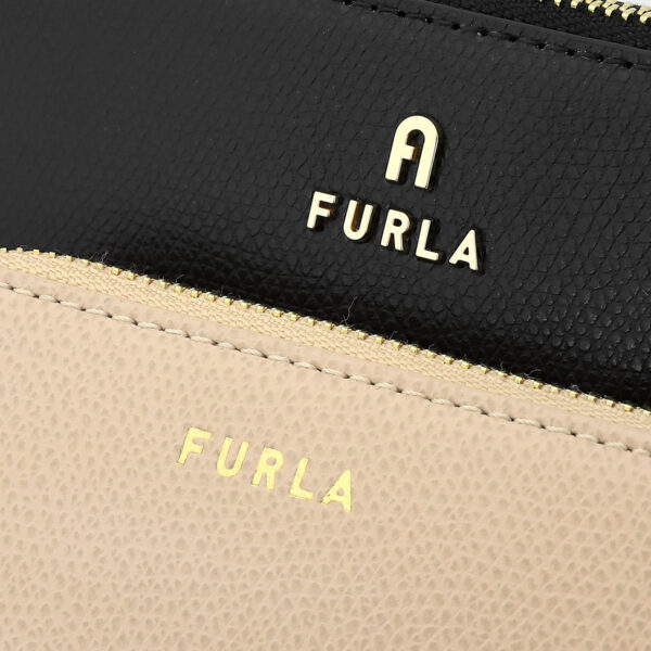 gfuzwe004534421 8 Furla Camellia Pouch Black Beige