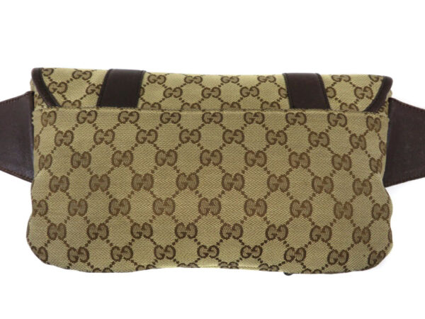 h2000384 11 Gucci Body Bag Waist Pouch GG Canvas Brown