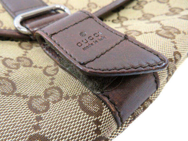 h2000384 8 Gucci Body Bag Waist Pouch GG Canvas Brown