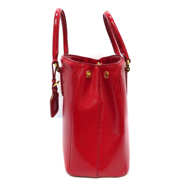 h2102771 3 Prada Tote Bag Patent Leather Red