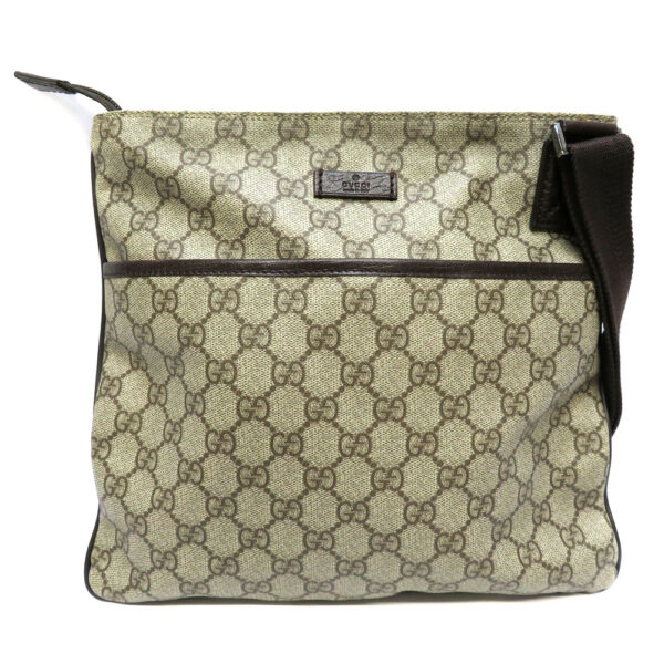 h2102891 1 Gucci Shoulder Bag Canvas GG Beige Brown