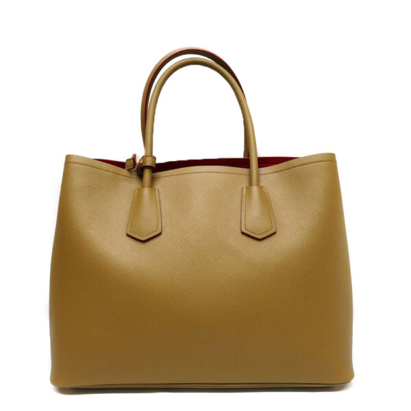 h2105955 21 Prada Tote Bag Saffiano Leather Caramel Brown Beige