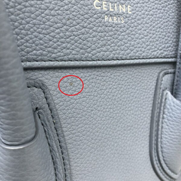 h2200709 13 Celine Luggage Micro Shopper Bag Blue