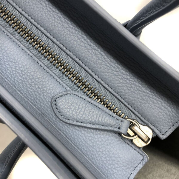 h2200709 9 Celine Luggage Micro Shopper Bag Blue