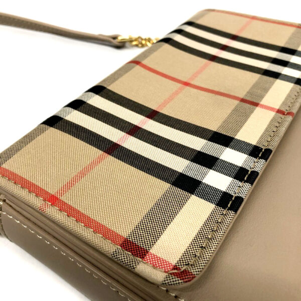 h2202231 13 Burberry 2WAY Nova Check Shoulder Bag Beige