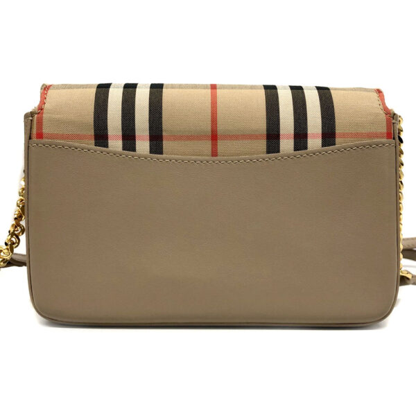 h2202231 3 Burberry 2WAY Nova Check Shoulder Bag Beige