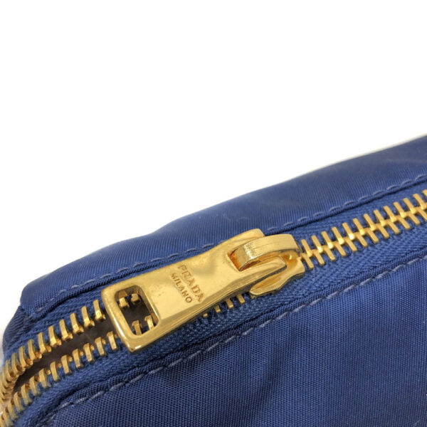 h2202659 11 Prada Nylon Pouch Blue Blue