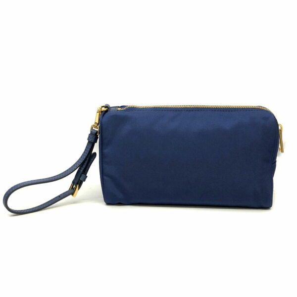 h2202659 3 Prada Nylon Pouch Blue Blue