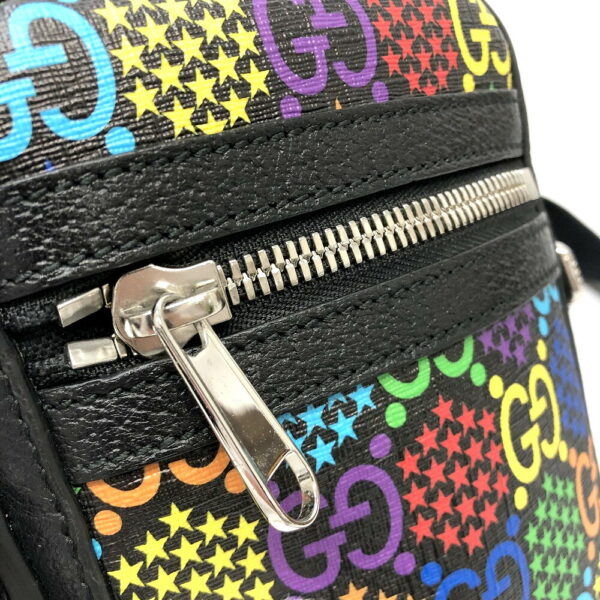 h2203896 9 Gucci Psychedelic Shoulder Bag Black Neon