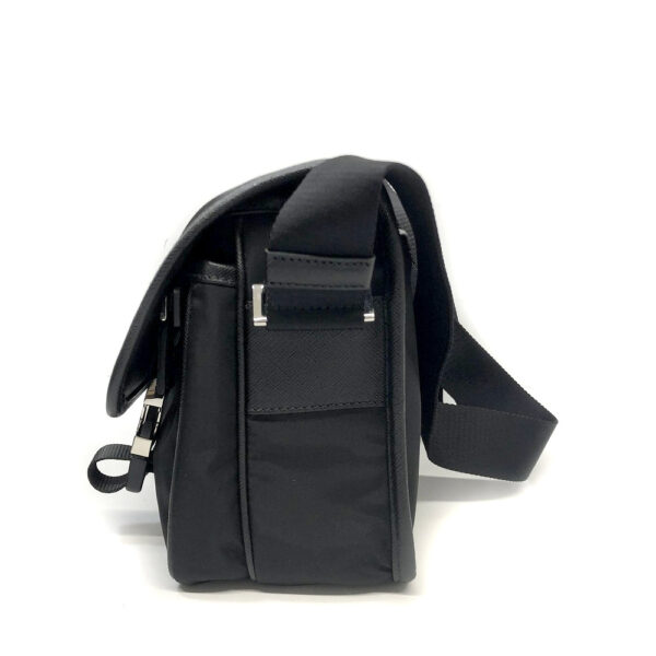 h2204800 2 Prada Shoulder Bag Tessuto Saffiano Black