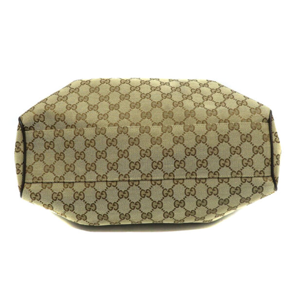 h2206796 4 Gucci Handbag Brown GG Canvas Leather