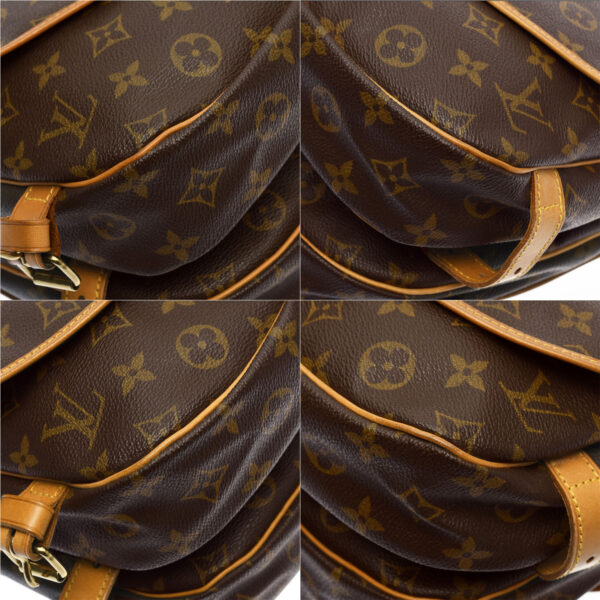 ik 00 0436931 06 Louis Vuitton Monogram Saumur 30 Shoulder Bag Brown