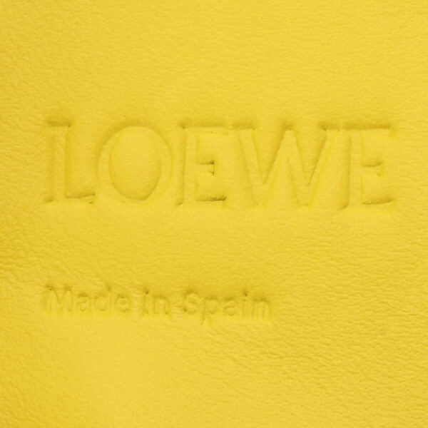 ik 00 0439680 010 Loewe Heel Shoulder Bag Soft Calf Yellow